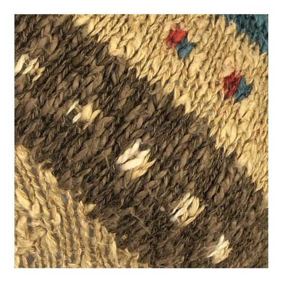 Liz Claiborne Vintage Linen Cotton Sleeveless V-Neck Sweater Size Large - Picture 4 of 16